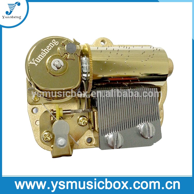Music Box Mechanism Hand Cranked 18 Notes and Cylinder Mechanism Perfect  for DIY Gifts 